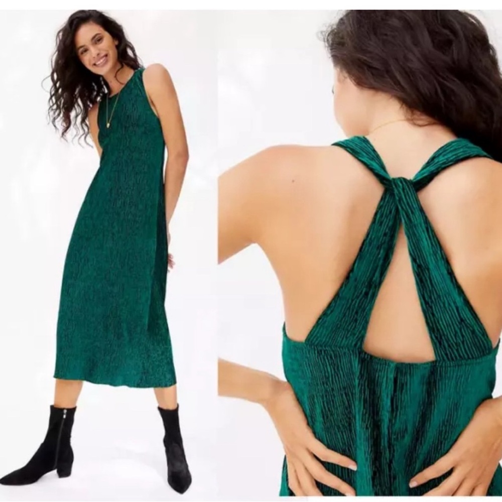 Maeve by Anthropologie Emerald Dress